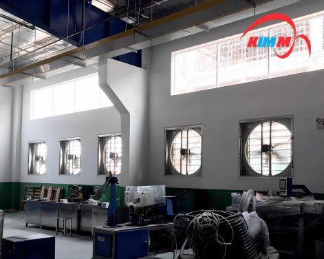 Hệ thống thông gió và bài toán làm mát không gian rộng