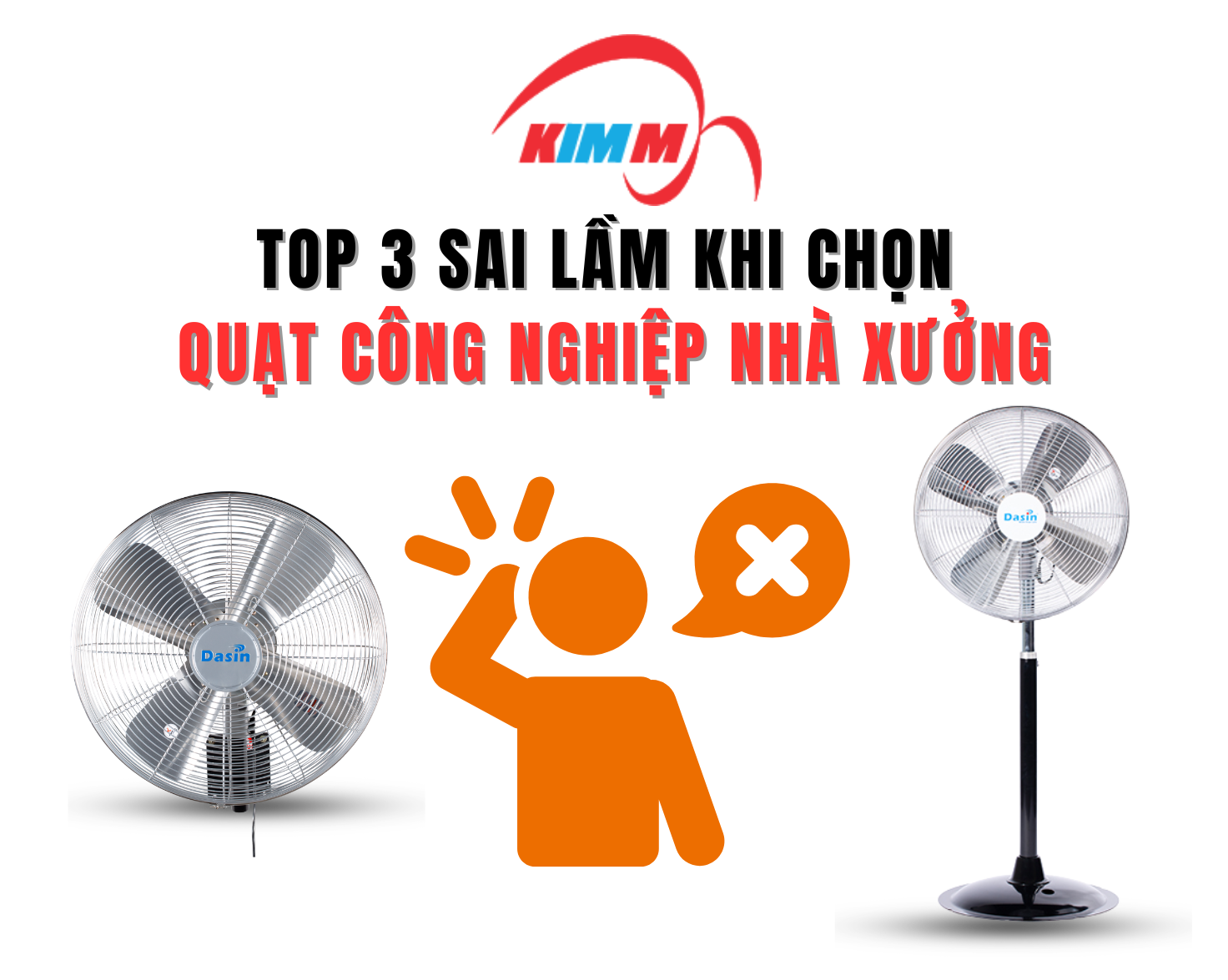 Top 3 Sai Lầm Khi Chọn Quạt Công Nghiệp Nhà Xưởng