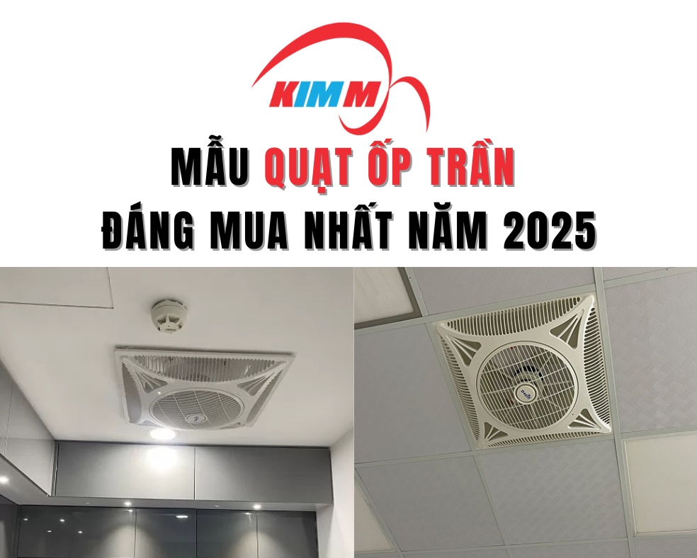 Mẫu Quạt Ốp Trần Đáng Mua Nhất Năm 2025