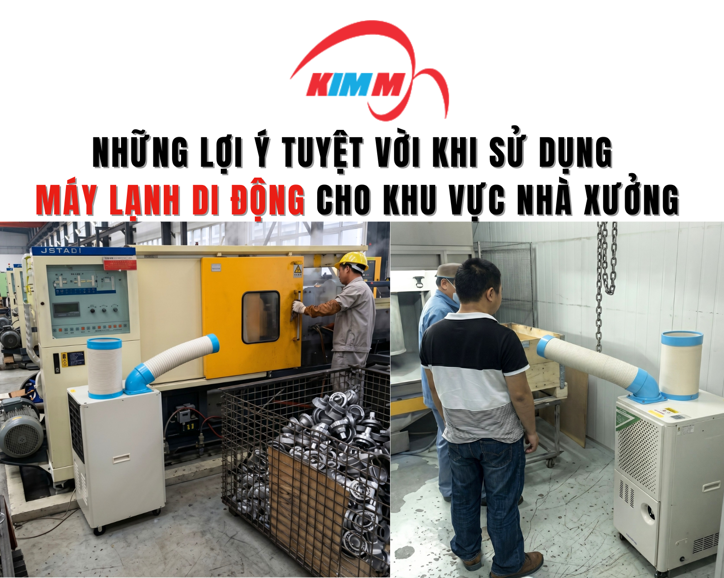 Những Lợi Ý Tuyệt Vời Khi Sử Dụng Máy Lạnh Di Động Cho Khu Vực Nhà Xưởng