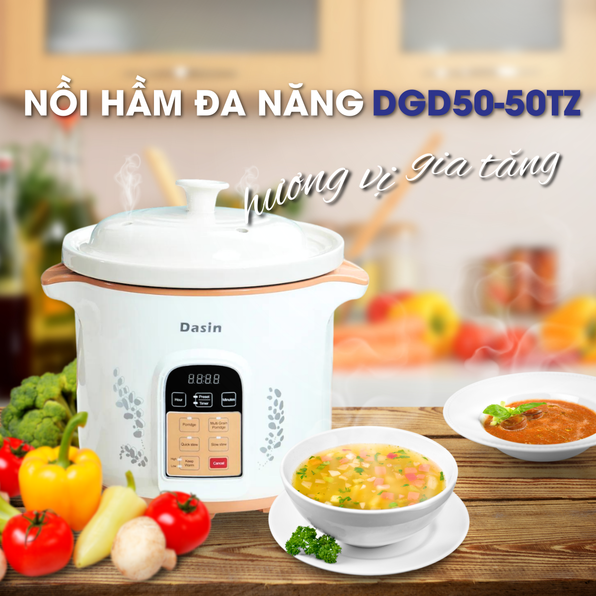 Nồi hầm điện đa năng