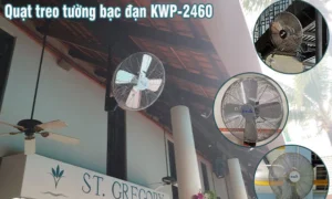 Quạt KWP-2460 treo trong khuôn viên nhà văn hóa