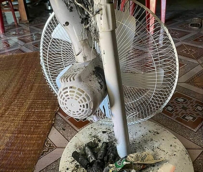 nguy cơ cháy nổ do quạt điện