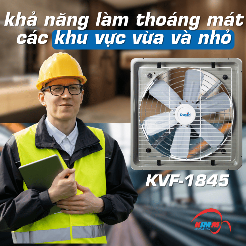 Quạt thông gió cho khu vực nhỏ