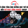 Giá Xăng Tăng Ảnh Hưởng Như Thế Nào Đến Giá Quạt Công Nghiệp 2026?