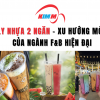 Ly Nhựa 2 Ngăn - Xu Hướng Mới Của Ngành F&B Hiện Đại