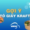 Tô Giấy Kraft Đủ Size - Đựng cơm, phở, các loại