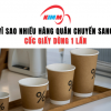 Vì Sao Nhiều Hàng Quán Chuyển Sang Cốc Giấy Dùng 1 Lần
